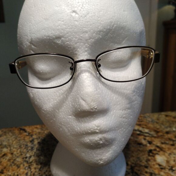 Coach HC 5054 Faina 9187 Eyeglasses Satin Brown Tortoise Gold 49-17-135 w/ Case - Picture 2 of 11